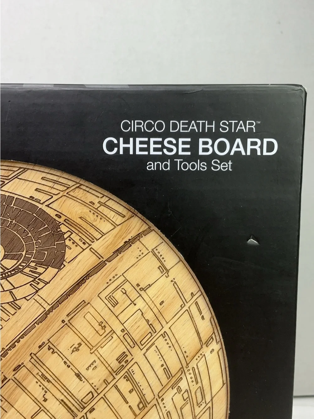 Star Cheese Board in Black and Natural Wood
